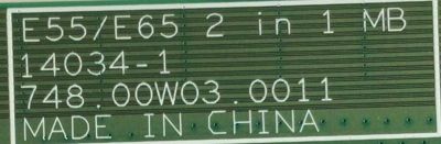 KIT DE TARJETAS PARA TV VIZIO ORIGINAL / MAIN 755.00W01.C001 / 748.00W03.0011 / FUENTE 056.04167.6071 / E217670 / T-CON 5555T23C05 / T420HVN03.3 CTRL / 42T32-C03 / PANEL T550HVN08.1 / MODELO E55-C2 LWZ2SHAR - Imagen 4